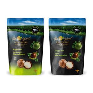 [Macadamias Australia]호주 해피넛 마카다미아즈 껍질 까먹는 통 마카다미아 225g 3개입
