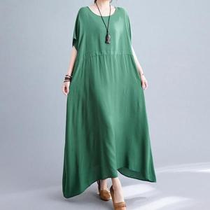 [쿠잉]오버핏 스트링 롱 원피스 2컬러 데일리/나들이 원피스
