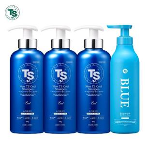 [시크릿] 뉴TS쿨샴푸 500g*3개+TS블루샴푸 500g*1개