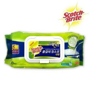 3M 더블액션 물걸레청소포 대형 20매 (W84AEF1)