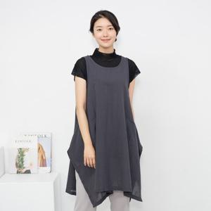 여성 엄마옷 면라운드 생활한복 롱조끼 VE307023 중년여성의류/50대/60대/마담/빅사이즈/할머니옷