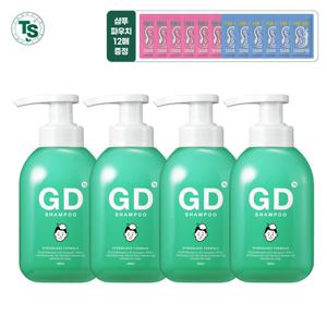 TS지디샴푸 400ml*4개+지디샴푸 포보이 6g*6개+지디샴푸 포걸 6g*6개
