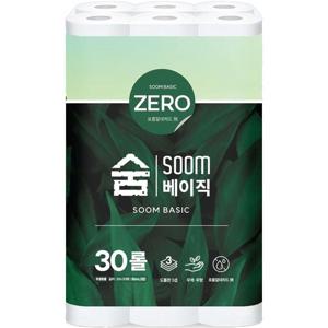 광진 두루마리 물에 잘녹는 숨베이직 화장지 30롤3겹 (WFFW025)