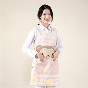 이솔홈 몽키 원피스 앞치마