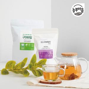 [농부마음] 국내 재배 유기농 구아바잎차 자른잎 (100g)