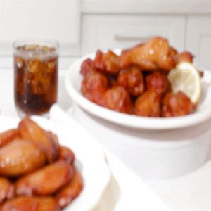 [즐겁닭]훈제치킨(윙) 200g x 4팩 + 훈제치킨(봉) 200g x 4팩