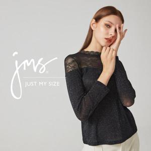 [저스트마이사이즈][저스트마이사이즈] 웜 수피마 커버 핏이너블라우스 펄 블랙 JMWIR0P44T