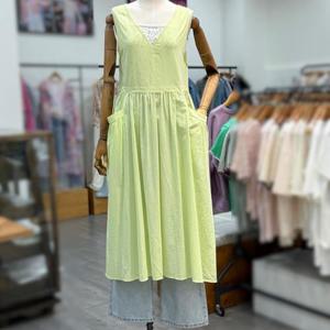 [써스데이아일랜드]레이어드 뒷트임 원피스 t244mop270_DG
