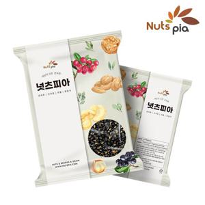 [넛츠피아] 국산 볶음 서리태 2kg (1kg x 2봉) 볶은 검정콩