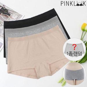 [핑크룩]굿데이 사각 코튼 드로즈 여성팬티4종SET
