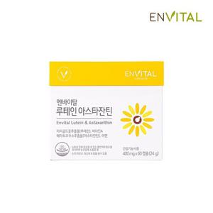 엔바이탈 루테인 아스타잔틴 1박스(400mg x 60캡슐) 마리골드꽃 비타민A 결명자 빌베리