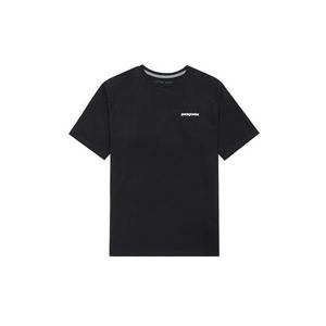 [파타고니아]파타고니아 P-6 로고 리스판서빌리 남성 반팔티 블랙 38504-BLK