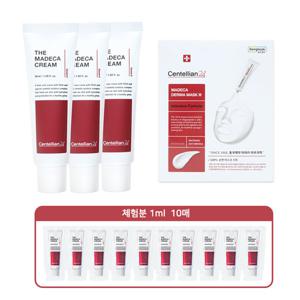 [본사공식][8/12 단하루 특가]센텔리안24 더 마데카 크림 50ml 3개+1ml 10매+더마 마스크3 1매 증정