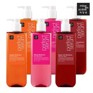[NEW] 미쟝센 퍼펙트 세럼 샴푸/컨디셔너 680ml 2입 옵션