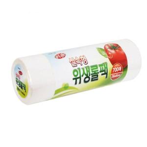 종이컵정리함 롯데 실속형 위생롤팩 35x45cm 700매 1P 비닐봉투 종이컵수거기 HWC5FDD6
