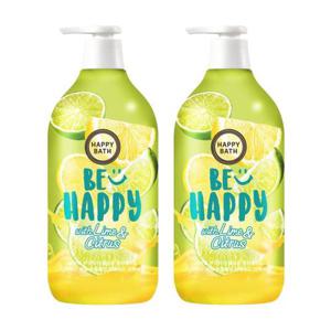 [해피바스]해피바스 스마일바디워시 웰니스 유자라임 900g x2