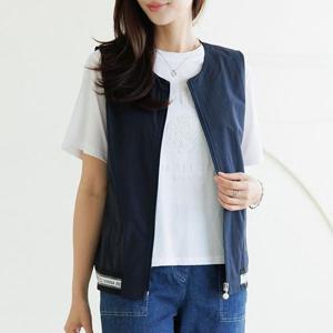 [데드라](99size)레터링매쉬진주베스트 VEE3014_DC
