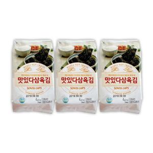 [삼육수산] 삼육김 재래 3단 도시락(4g*3봉)*24팩/ 박스
