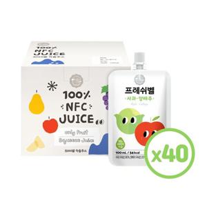 [파파아이] 프레쉬벨 사과양배추 주스 100ml 40팩