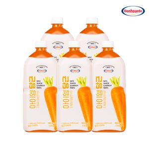 보넬드 아이엠 당근주스 1L 5병 │ 100% NFC 착즙 순수 당근즙 착즙주스