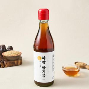 [신선하랑] 100% 통참깨 침전물 없는 전통방식 하랑 참기름 350ml