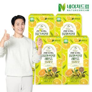 네이처드림 리얼 유기농 올리브오일 레몬즙 올레샷 20ml 14포 4박스/폴리페놀