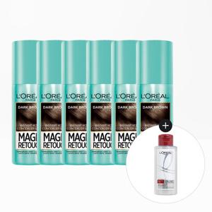 [로레알파리] 매직리터치 새치 스프레이 75ml 6개+미니샴푸 100ML(랜덤)