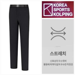 콜핑 세이브존04 콜핑 남성 미날네 가을,초겨울 본딩 기모   바지 블랙  KT