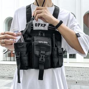 익스트림 스포츠 체스트백(블랙) 앞으로매는 조끼가방
