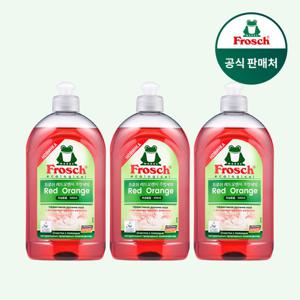 [프로쉬][매일배송]독일 주방세제 레드오렌지 500ml 3개/공효진