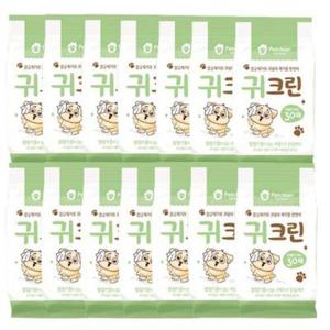 강아지귀세정티슈 무향 간편 귀청소 위생 물티슈 30매 14개