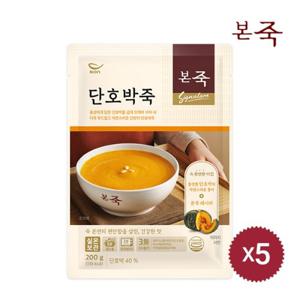 [본죽] 파우치 단호박죽 200g 5팩
