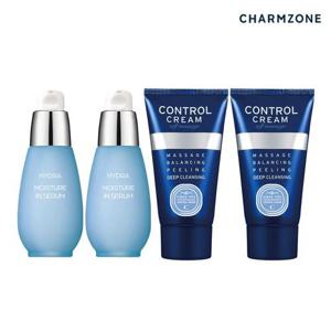 참존 주름개선 4종세트(하이드라세럼 30ml 2개+콘트롤크림 40ml 2개)