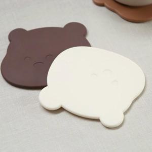 [에라토] 곰돌이 실리콘 냄비받침 1P 3color