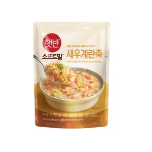 [햇반 소프트밀] 새우계란죽 420gx21팩