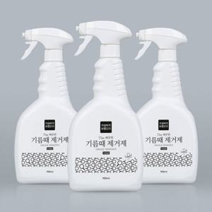 [가성비가브랜드다] The 깨끗한 기름때제거제 900ML x 3개 / 주방 후드 가스렌지 오븐 청소세제
