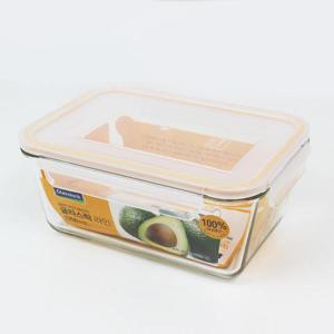 글라스락 직사각 유리 밀폐용기 전자렌지 용기 반찬통 김치 보관 1700ml