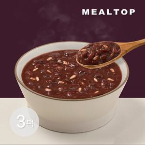 [소비기한 25.11.27] 밀탑 제로 단팥죽 300g x 3 (900g)