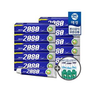 [2080]2080 클래식 치약 170g x10개+ 본품 베이킹소다 치약 120g x3개 증정