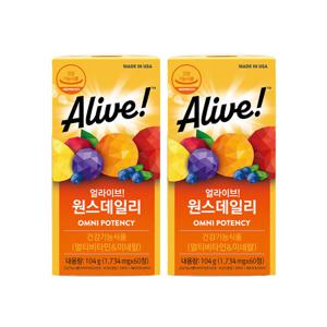 얼라이브 멀티 비타민 60정 2병
