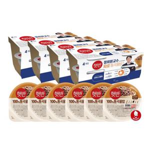 [CJ] 햇반 라이스플랜 파로통곡물밥 190g x16개+통곡물밥 130g x6개