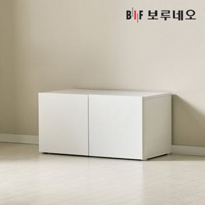 뮤센 800 1단 낮은 거실장 깊은