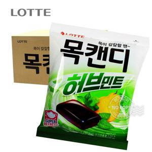 롯데 박스 목캔디 허브민트 217g 6입