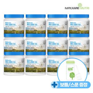 메이준뉴트리 퓨어 산양유 100 12병(150g X12병)+보틀+스푼