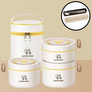 반리코 골드 보온도시락 세트 450ml+650ml+650ml