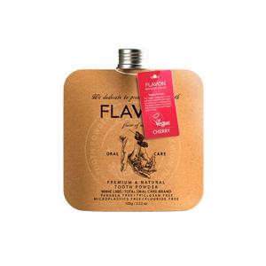 플라본 프리미엄 비건 대용량 가루치약 체리 100g