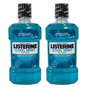 쿨민트 마우스워시 750ml x 2개 리스테린 (W986FEB)