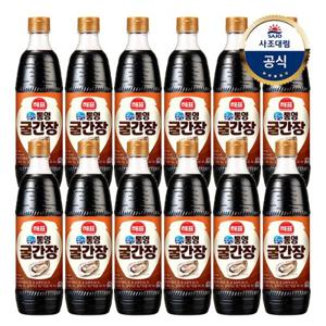 [사조대림] 통영 굴간장 840ml 12개