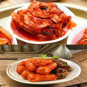 [봉화청량산] 국내산 배추 별미김치세트 (봉화 포기 3kg+총각김치 3kg)