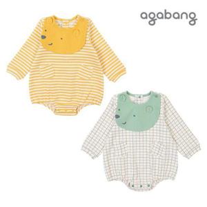 [아가방]던베베바디수트(턱받이)(GREEN,YELLOW)_01P127901